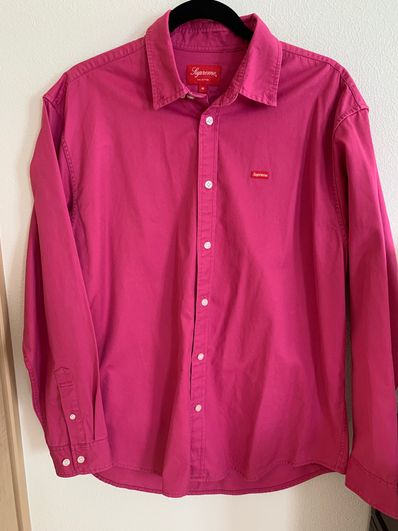 Supreme Small Box Twill Shirt "Pink"