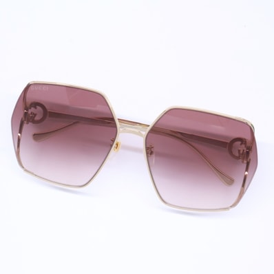 グッチ 【美品】GG1322SA 003 ヘキサゴンシェイプ 64□16-135