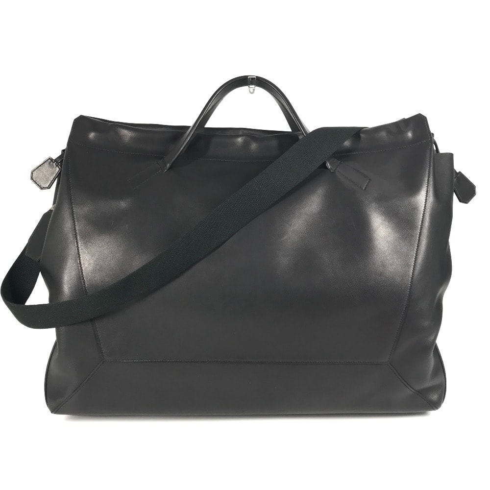 エルメス HERMES ヌーヴォー カバ 50 Nouveau Cabas 50 2WAYバッグ ハンドバッグ ショルダーバッグ ボストンバッグ スイフト Z刻 ブラック