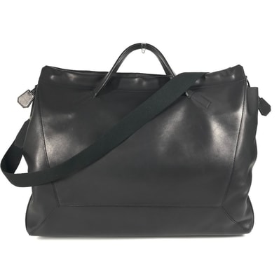エルメス HERMES ヌーヴォー カバ 50 Nouveau Cabas 50 2WAYバッグ ハンドバッグ ショルダーバッグ ボストンバッグ スイフト Z刻 ブラック