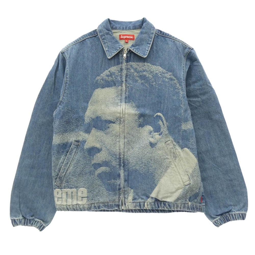 Supreme シュプリーム デニムジャケット 21AW John Coltrane A Love Supreme Denim Harrington デニムジャケット ブルー系 M【新古品】【未使用】【中古】