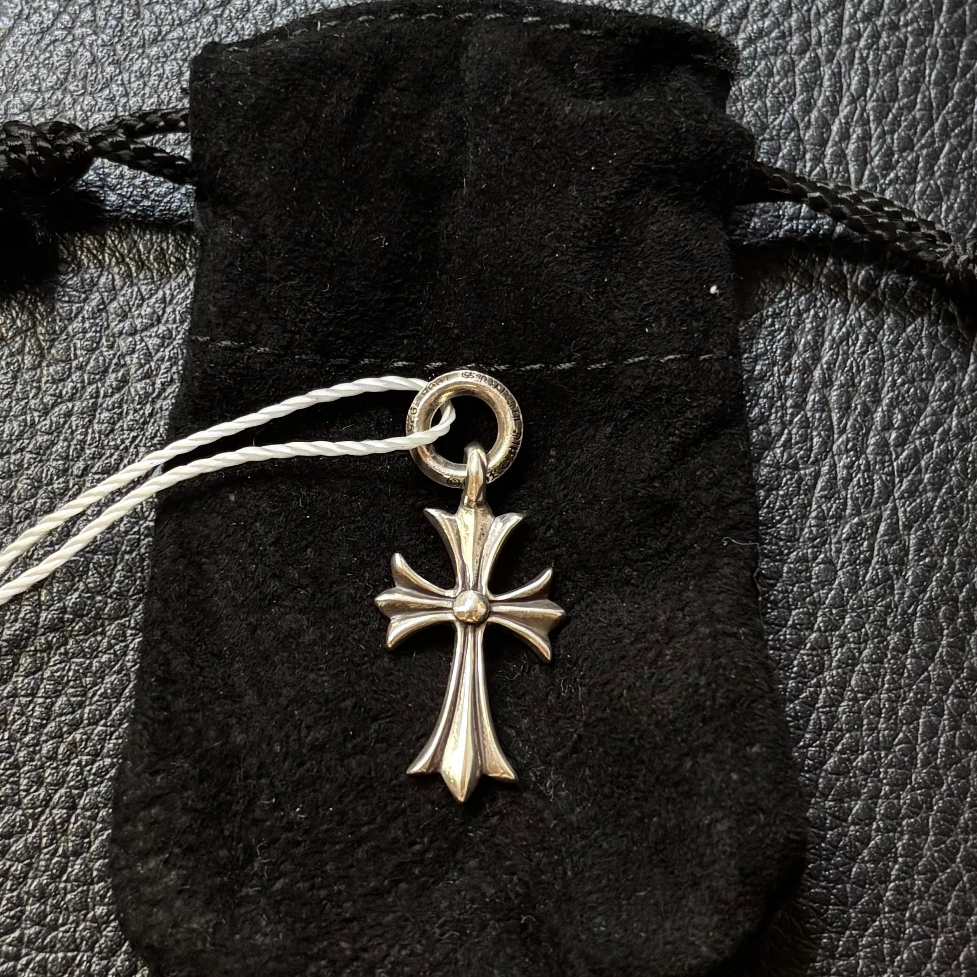 Chrome Hearts Tiny CH Cross Charm "Silver"