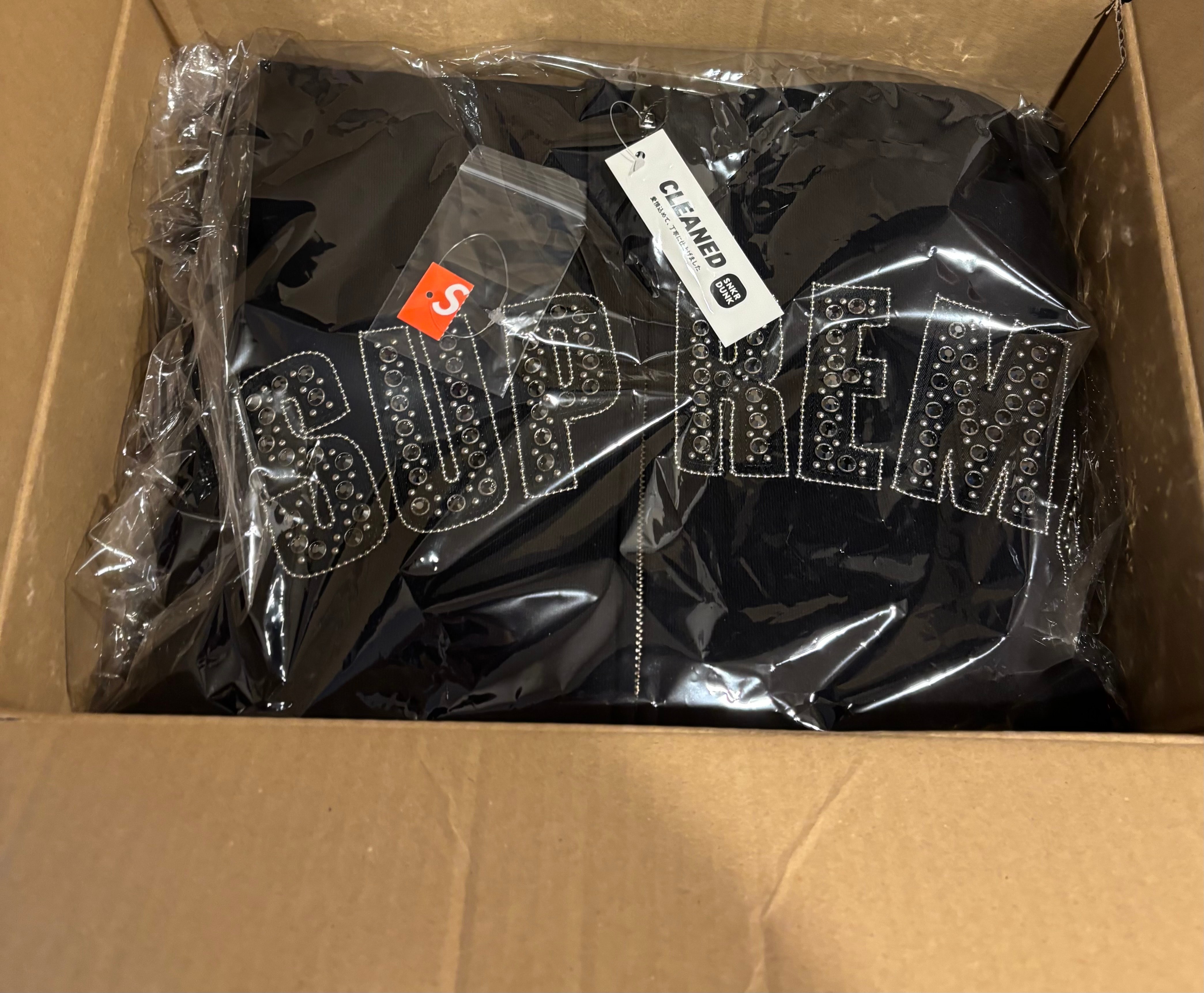 Supreme x B.B. Simon Zip Up Hooded Sweatshirt "Black"