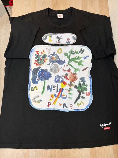 Supreme / Yohji Yamamoto Paint Tee "Black"
