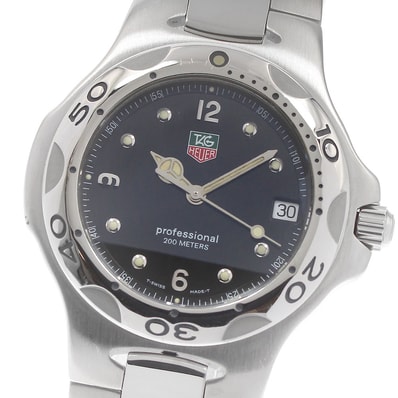 ★保 タグホイヤー キリウム デイト WL1112 クォーツ メンズ 【中古】