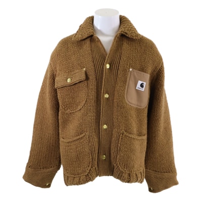 サカイ xCarhartt WIP【美品/23AW】23-03111M Knit Jacket Michigan ニットジャケット ミシガン 3