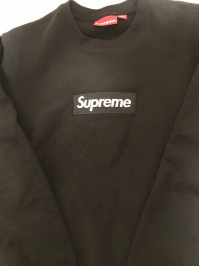 Supreme Box Logo Crewneck Sweatshirt "Black" (18FW)