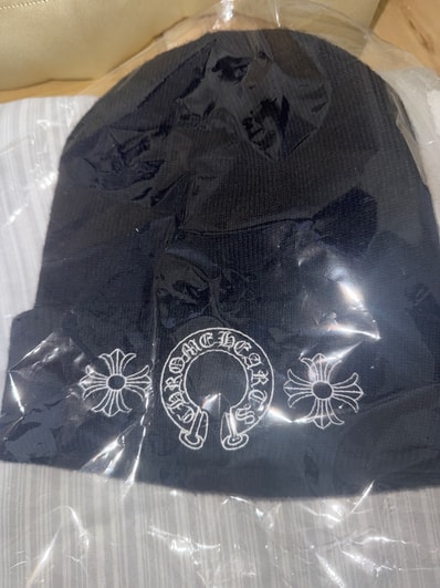 Chrome Hearts Wool Watch Cap Horseshoe "Black"