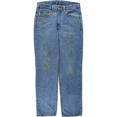 古着 カーハート Carhartt Traditional FIT テーパードデニムパンツ メンズw31相当/eaa664817