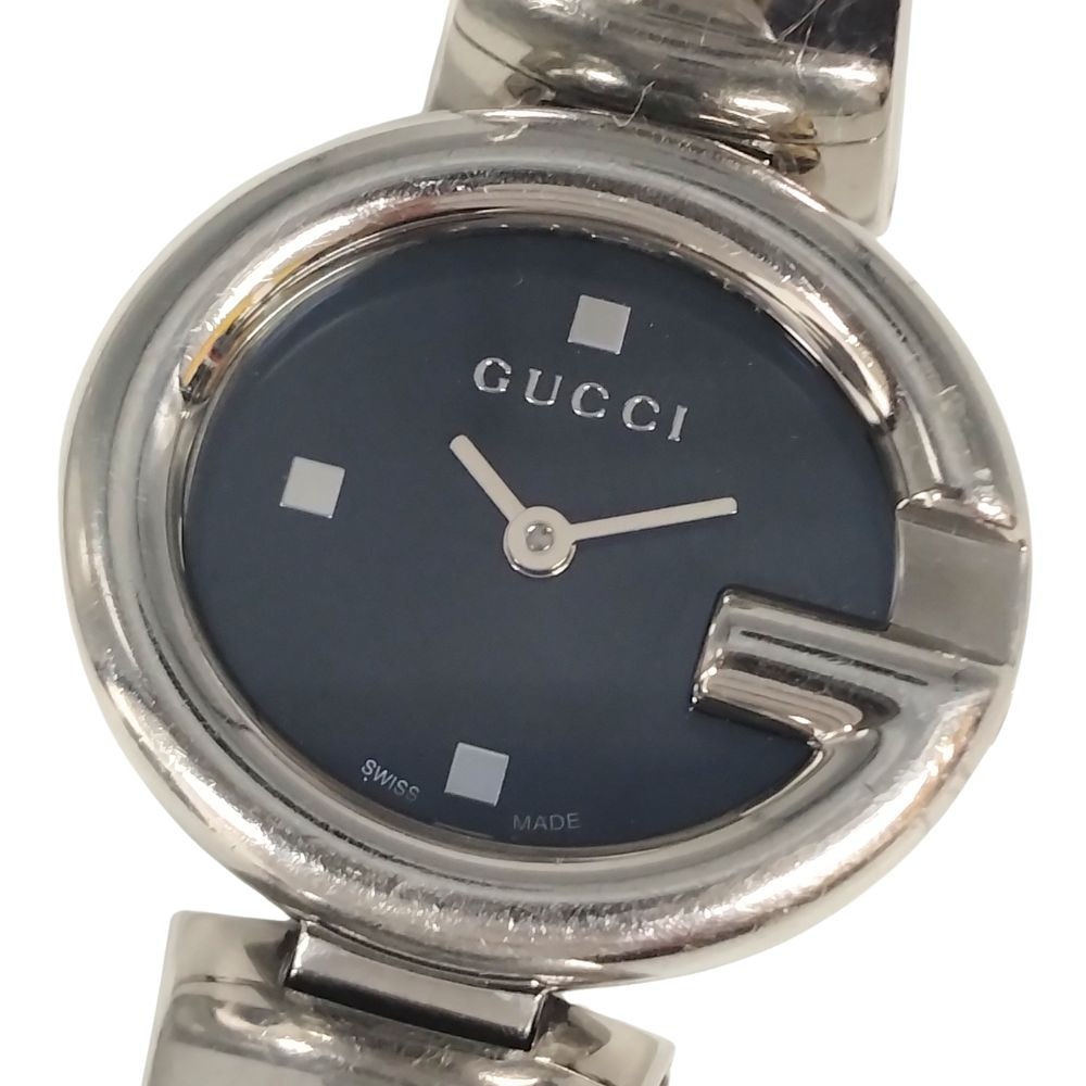 GUCCI グッチ 134.5 バングルウォッチ クォーツ ステンレス レディース 腕時計 C857