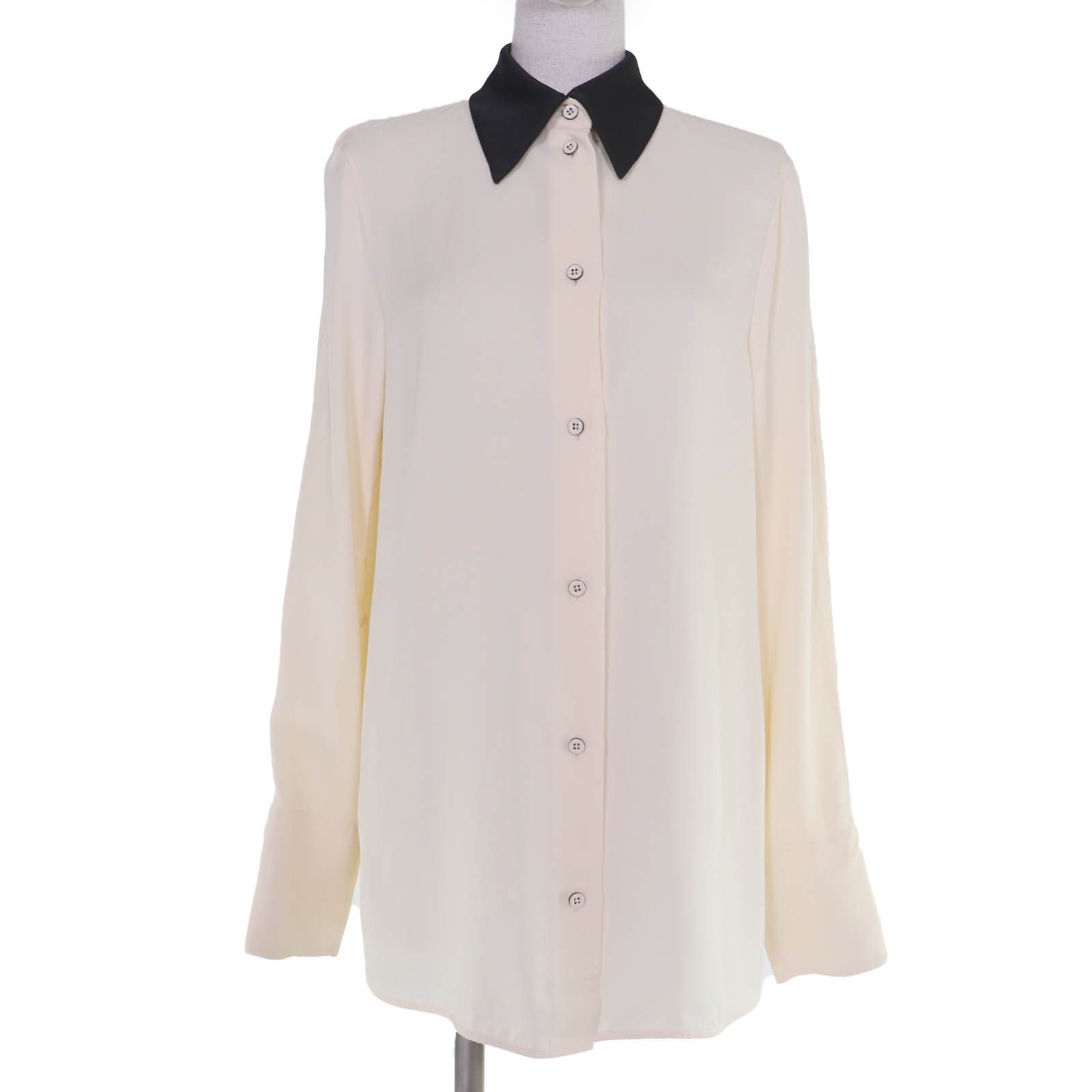 極美品 ジルサンダー 長袖シャツ アイボリー 32 J01DL0104