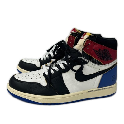 ナイキ Fragment x UNION【新品同様】IO7847 002 Air Jordan 1 Retro High OG SP ハイカットスニーカー 28cm