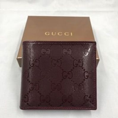 Gucci Sima Leather Wallet "Bordeaux"