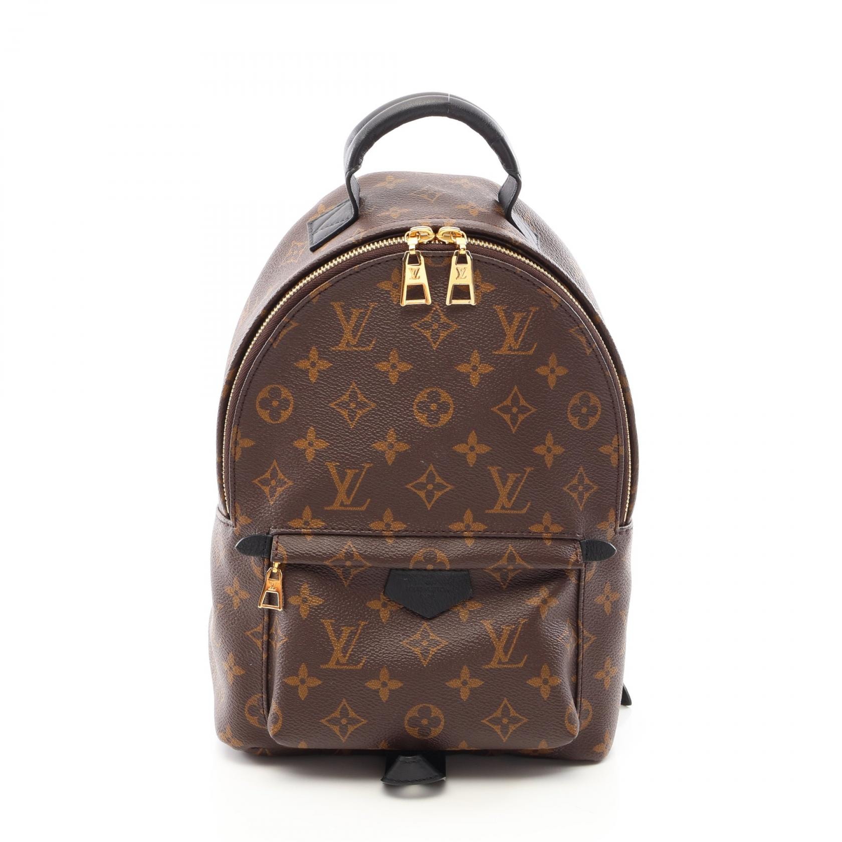 ルイ・ヴィトン LOUIS VUITTON パームスプリングス バックパックPM リュックサック バックパック バッグ PVCコーティングキャンバス レザー モノグラム レディース ブラウン系 / ブラック系 M44871 【中古】