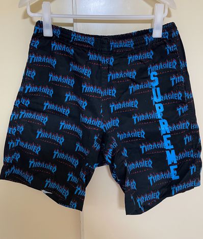 SUPREME X THRASHER SKATE SHORTS