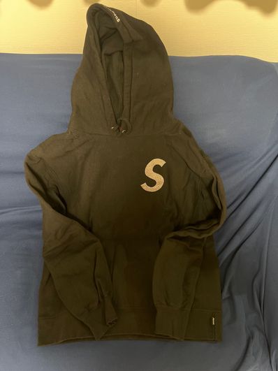 Supreme Swarovski® S Logo Hooded Sweatshirt "Black"
