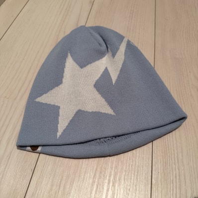 A BATHING APE Sta Knit Cap "Sax"