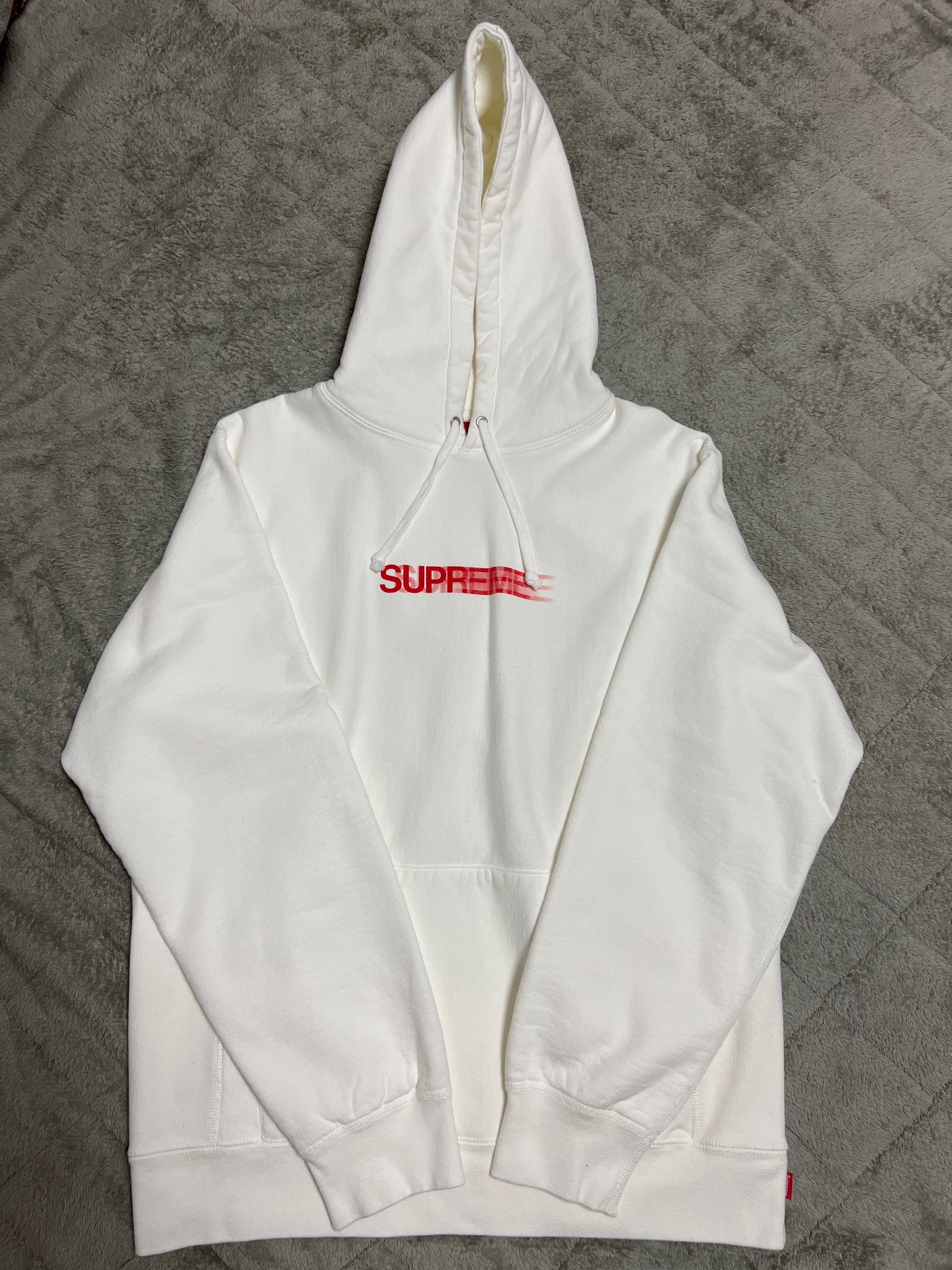 Supreme Motion Logo Hooded Sweatshirt "White" (20SS)