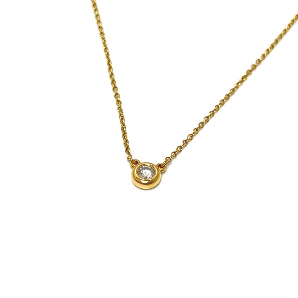 ティファニー TIFFANY&Co. K18YG バイザヤード 1PD アクセサリー ネックレス K18 ゴールド