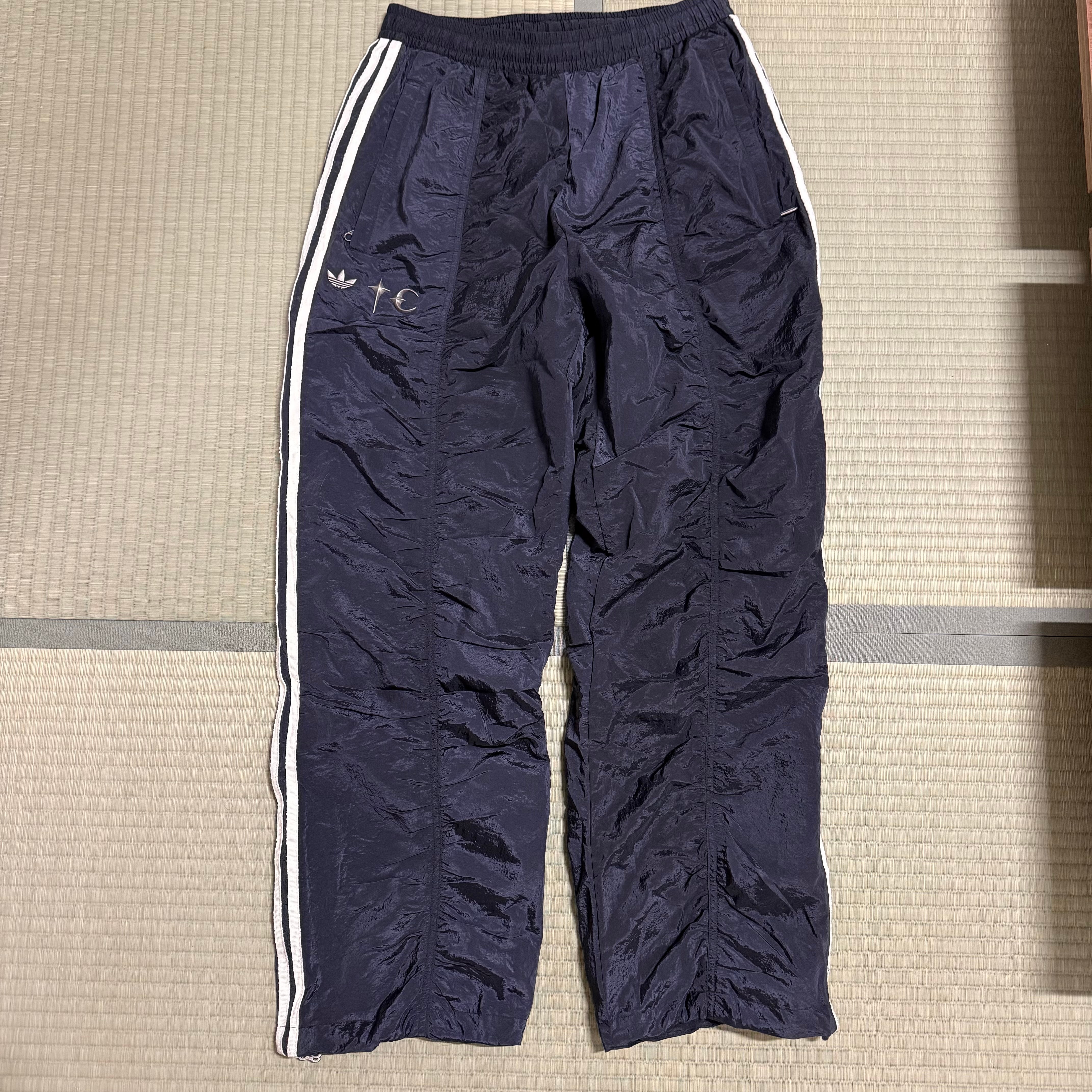 adidas x Thug Club Woven Track Pants "Black/Silver Metallic"