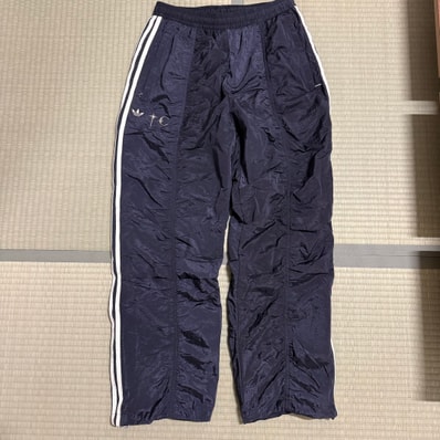 adidas x Thug Club Woven Track Pants "Black/Silver Metallic"