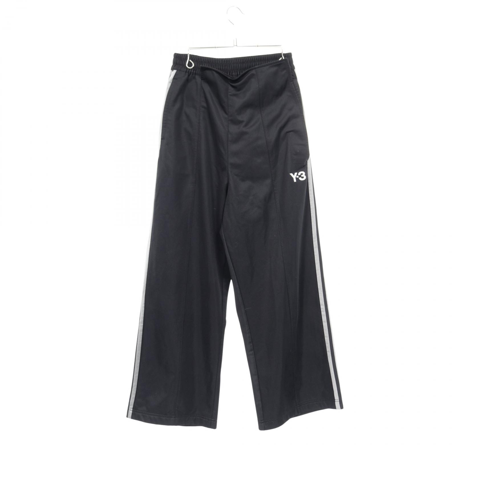 ワイスリー Y-3 パンツ 衣料品 ボトムス ポリエステル / トリアセテート レディース ブラック系 【中古】