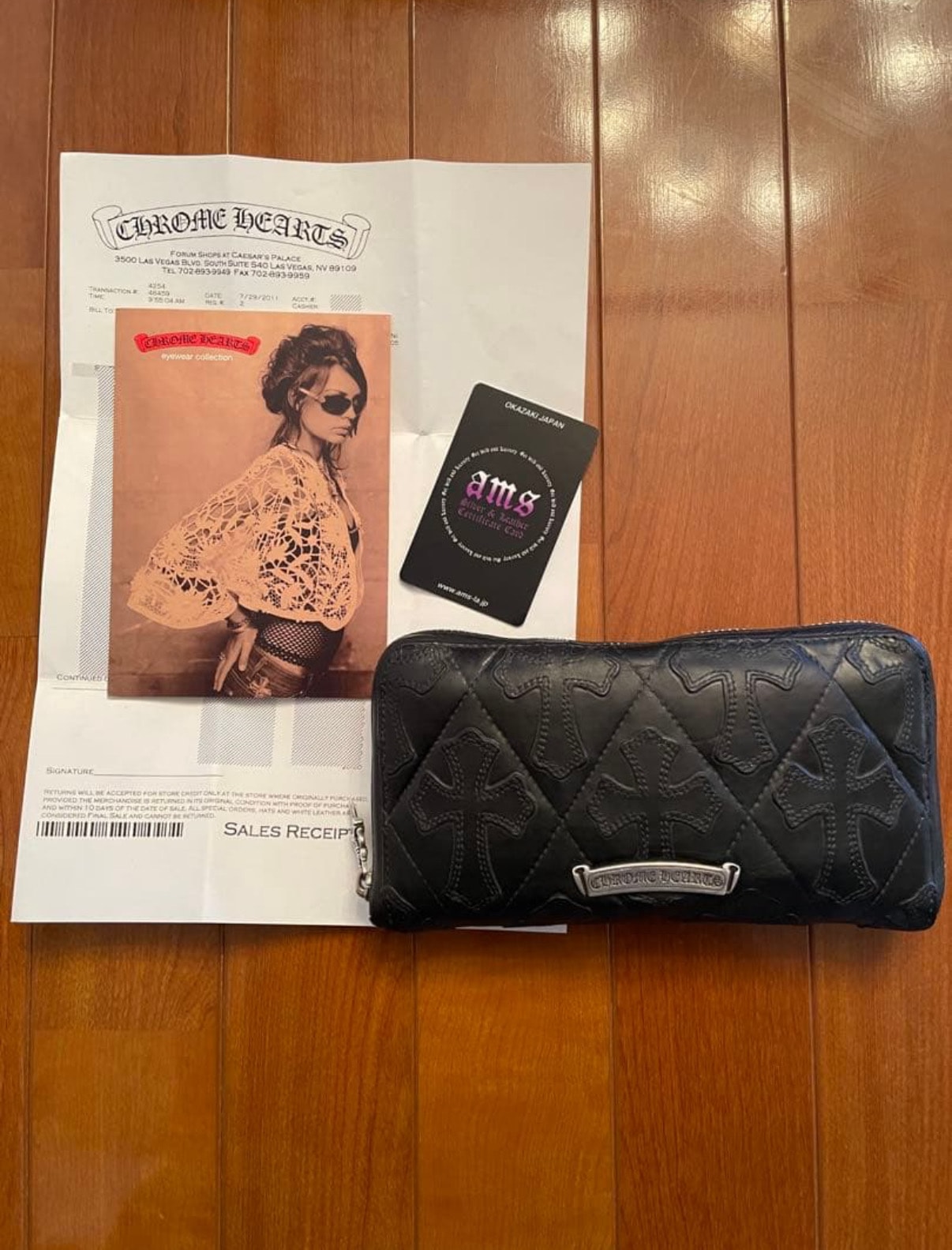CHROME HEARTS クロムハーツ Hearts Chrome シングルフォールド 