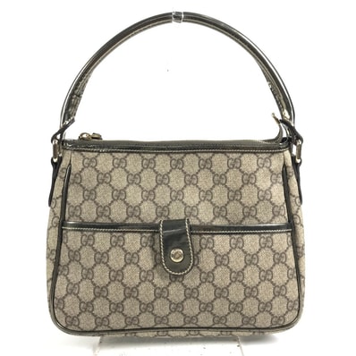 グッチ GUCCI GG ロゴ 190258 肩掛け カバン ハンドバッグ 肩掛け ショルダーバッグ GGスプリームキャンバス ベージュ