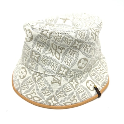 ルイヴィトン LOUIS VUITTON ジャカード M77440 シャポーモノグラム ハット コットン ベージュ系