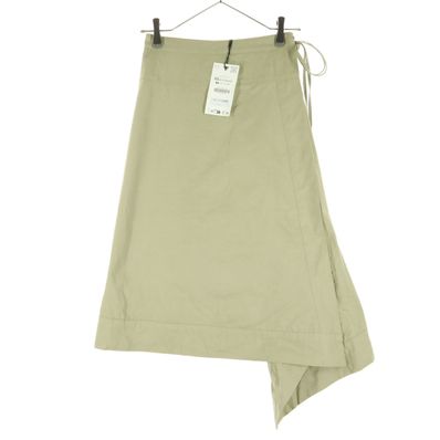 未使用 ZARA ザラ ミモレ丈 スカート XS グリーン