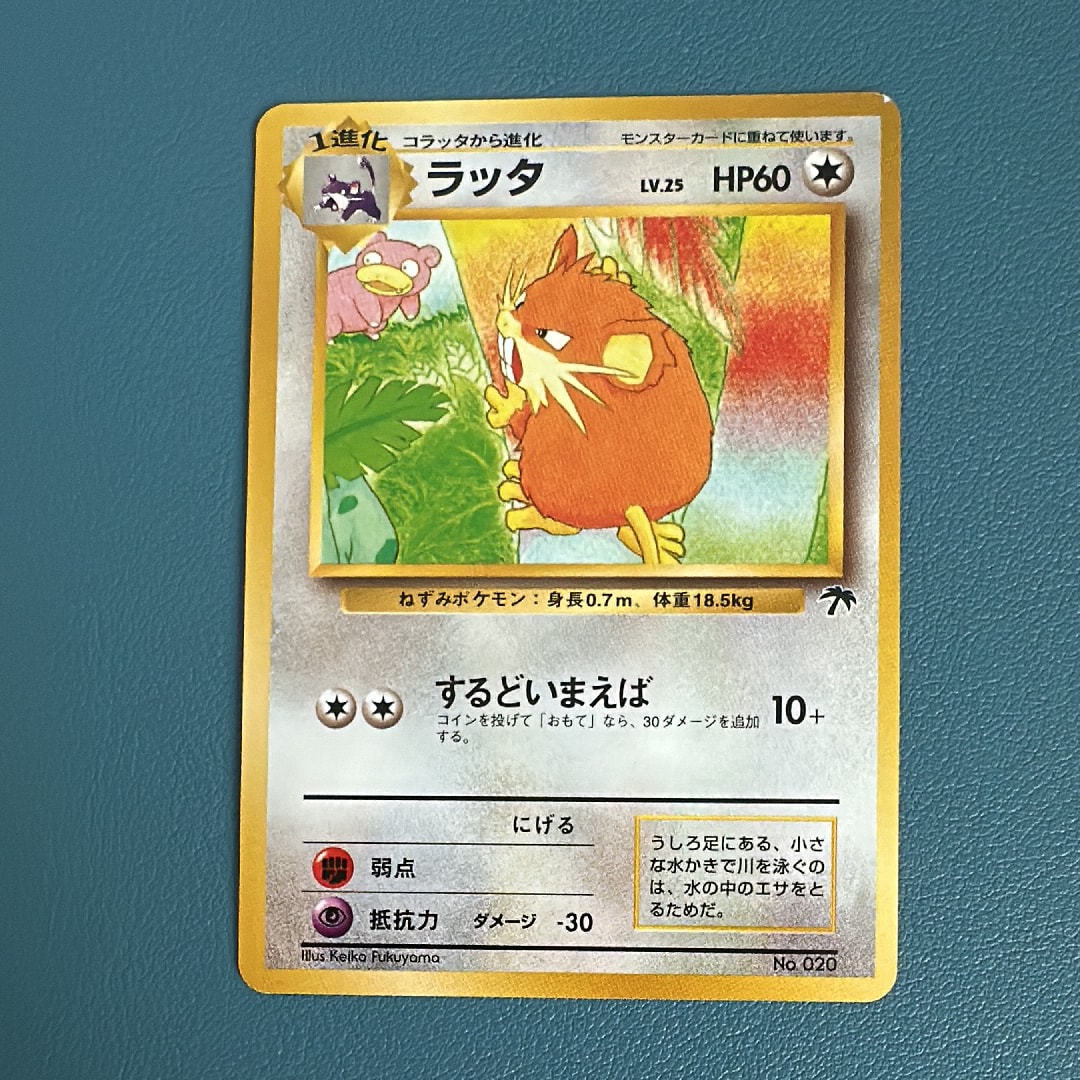 ラッタ : 旧裏 [PMCG-P No.020](旧裏面 プロモーションカード「サザンアイランド 映画公開記念」)