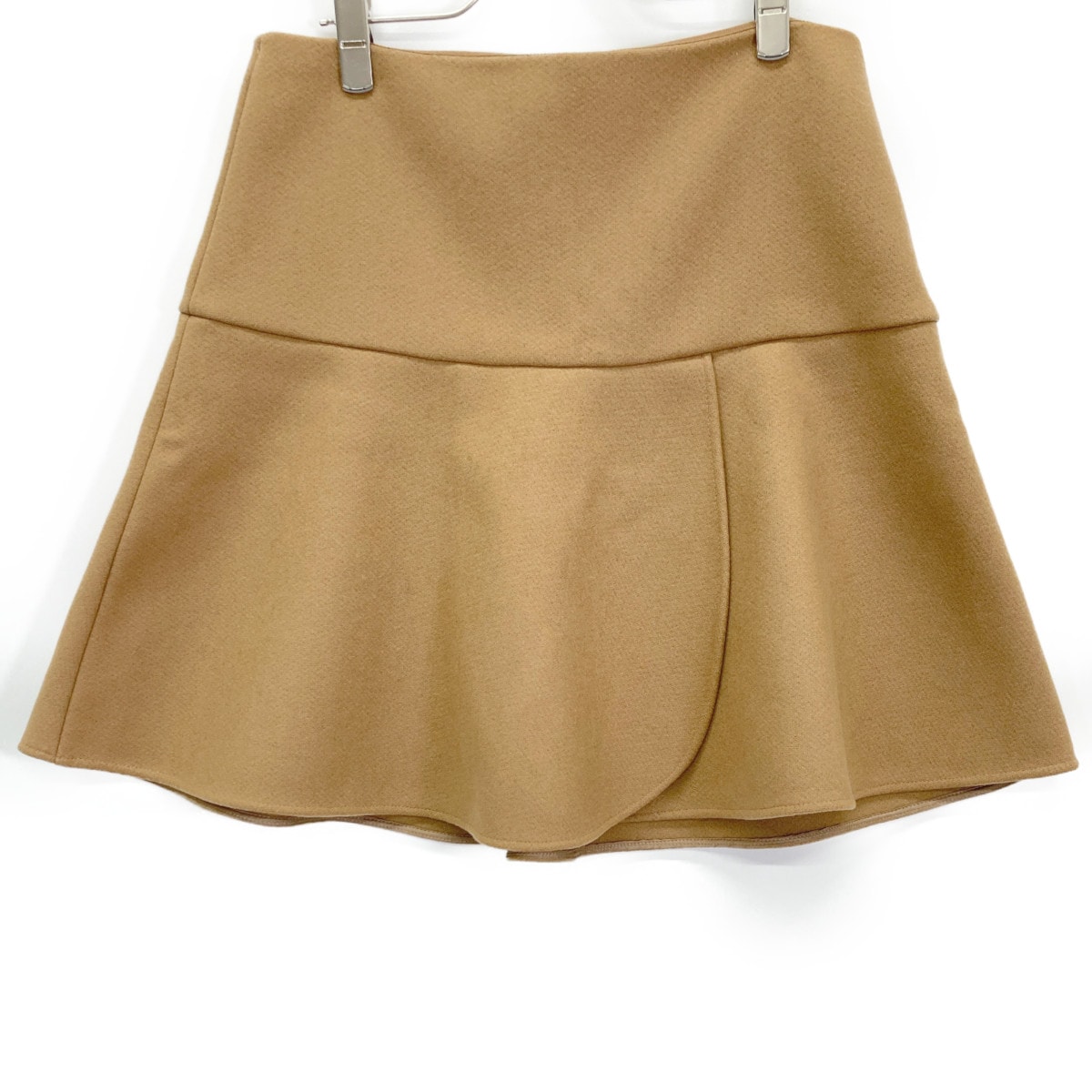 レッドヴァレンチノ SR0RAC70497 ﾌﾞﾗｳﾝ ｳｰﾙ×ｶｼﾐﾔ混 ﾌﾚｱｽｶｰﾄ 42