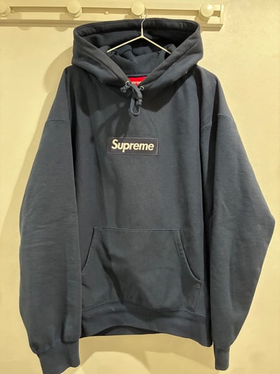 Supreme Box Logo Hooded Sweatshirt (25FW) "Navy"