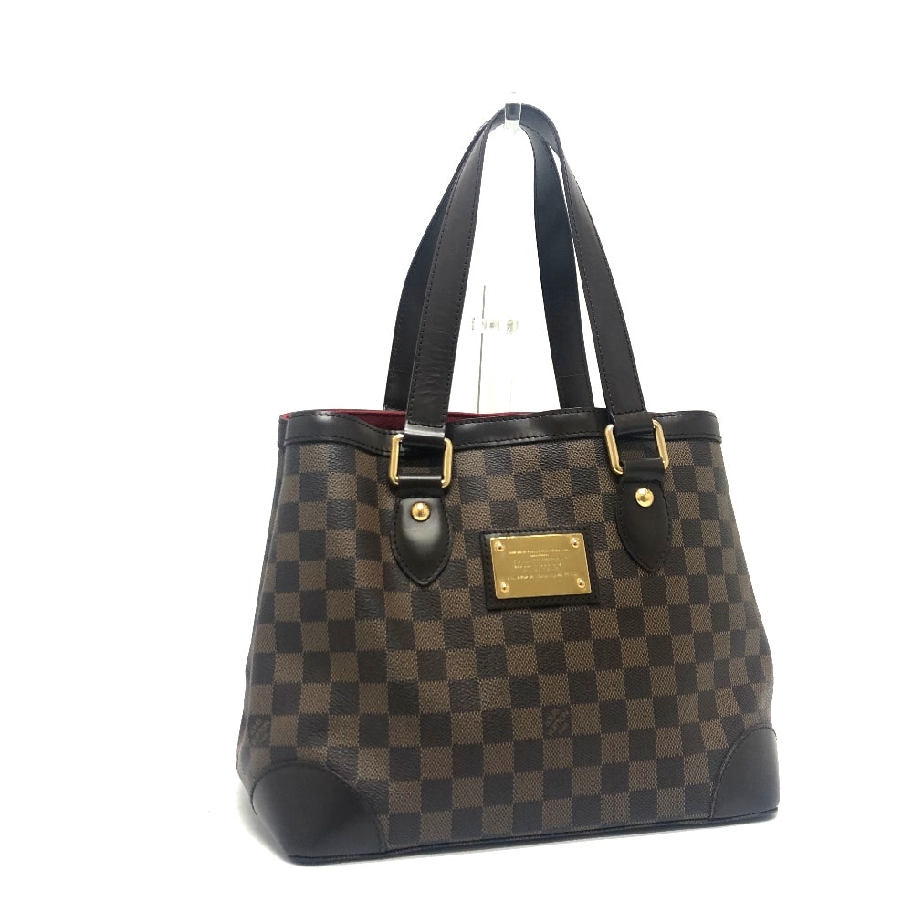 ルイヴィトン LOUIS VUITTON ハムステッド PM N51205 ダミエ ハンドバッグ カバン バッグ トートバッグ ダミエキャンバス エベヌ ブラウン