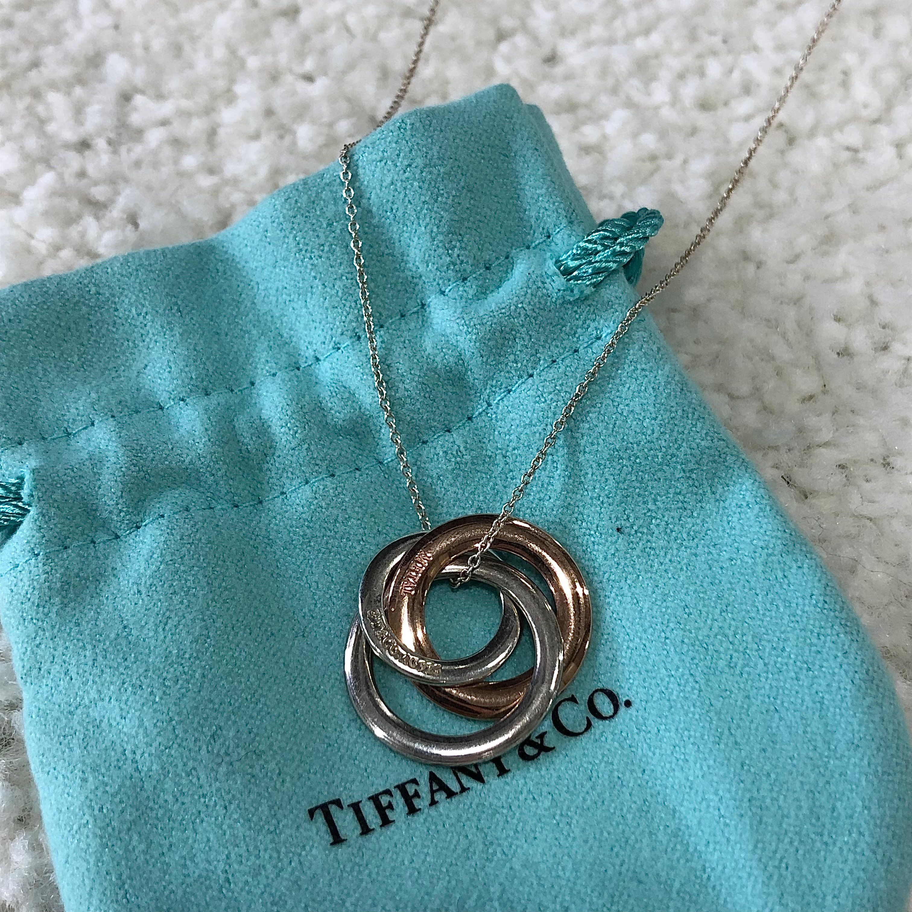 ティファニー 1837 サークル AG925/METAL 5.3g ネックレス