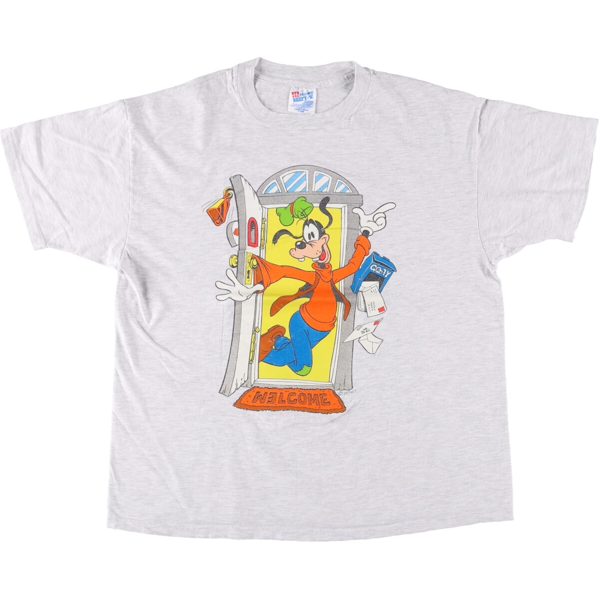 古着 90年代 ヘインズ Hanes GOOFY グーフィー キャラクタープリントTシャツ USA製 メンズXL相当 ヴィンテージ/eaa563241
