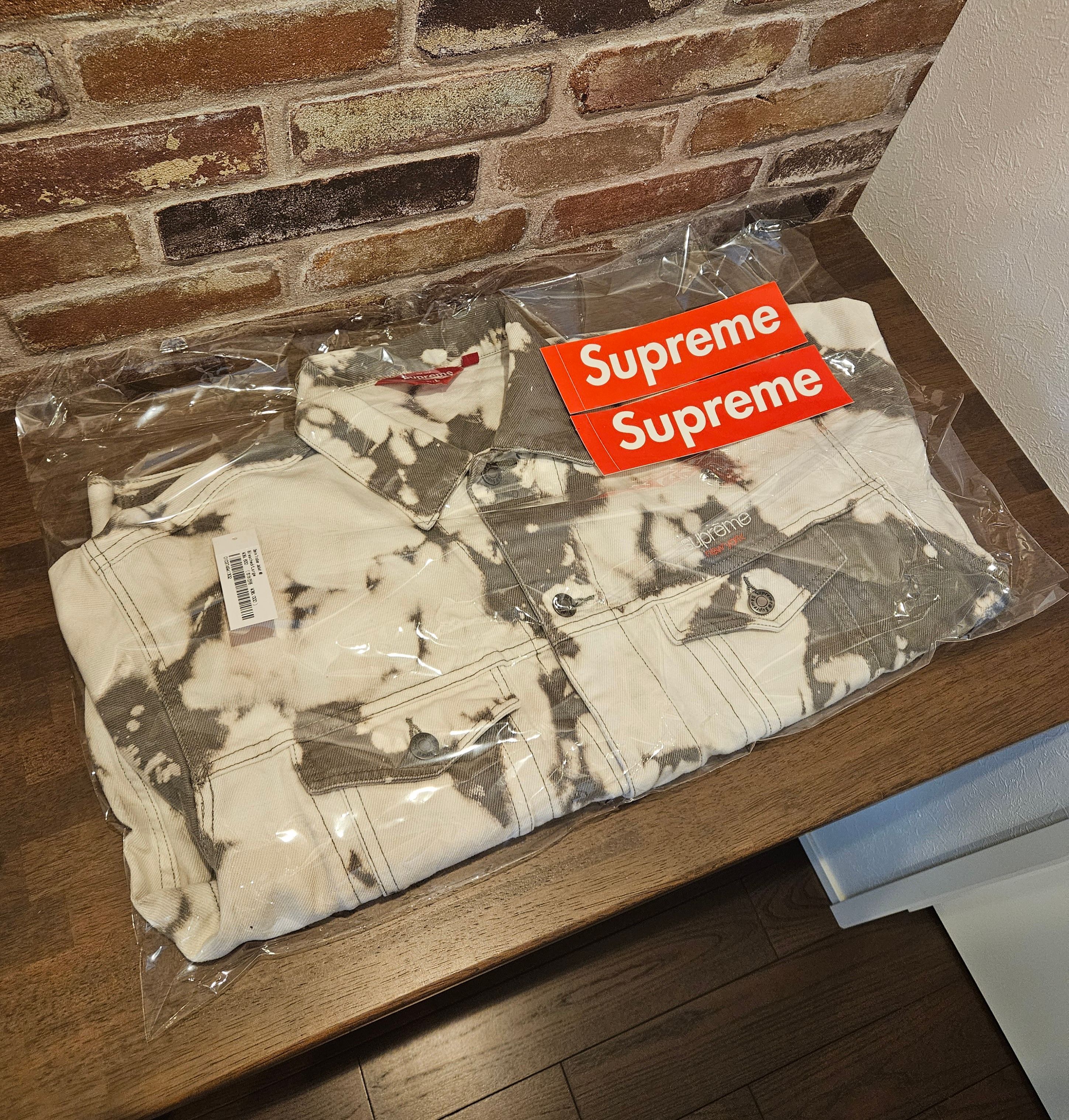 Supreme Denim Trucker Jacket "Bleached" (25SS)