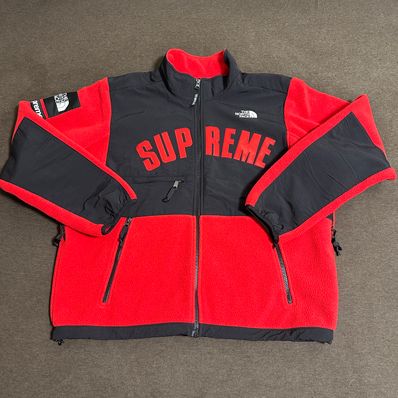 Supreme x The North Face Arc Logo Denali Fleece Jacket "Red"