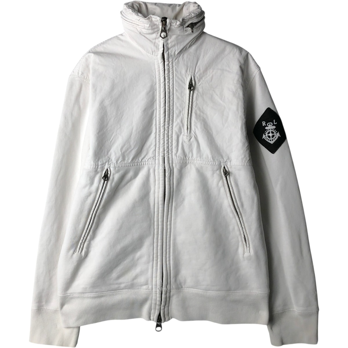 古着 ラルフローレン Ralph Lauren POLO by Ralph Lauren フルジップスウェットシャツ トレーナー メンズS相当/eaa614367