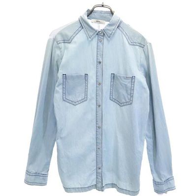 DIESEL 長袖 袖レイヤード シャツ