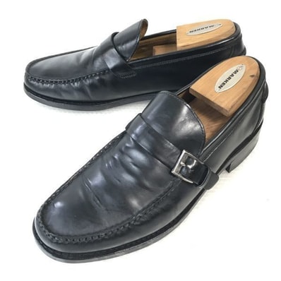 ビンテージ★リーガル/REGAL WEST COAST★本革/グッドイヤー製法/モンクストラップ/ローファー【24.5/黒/BLACK】ビジネス/shoes◆D-187