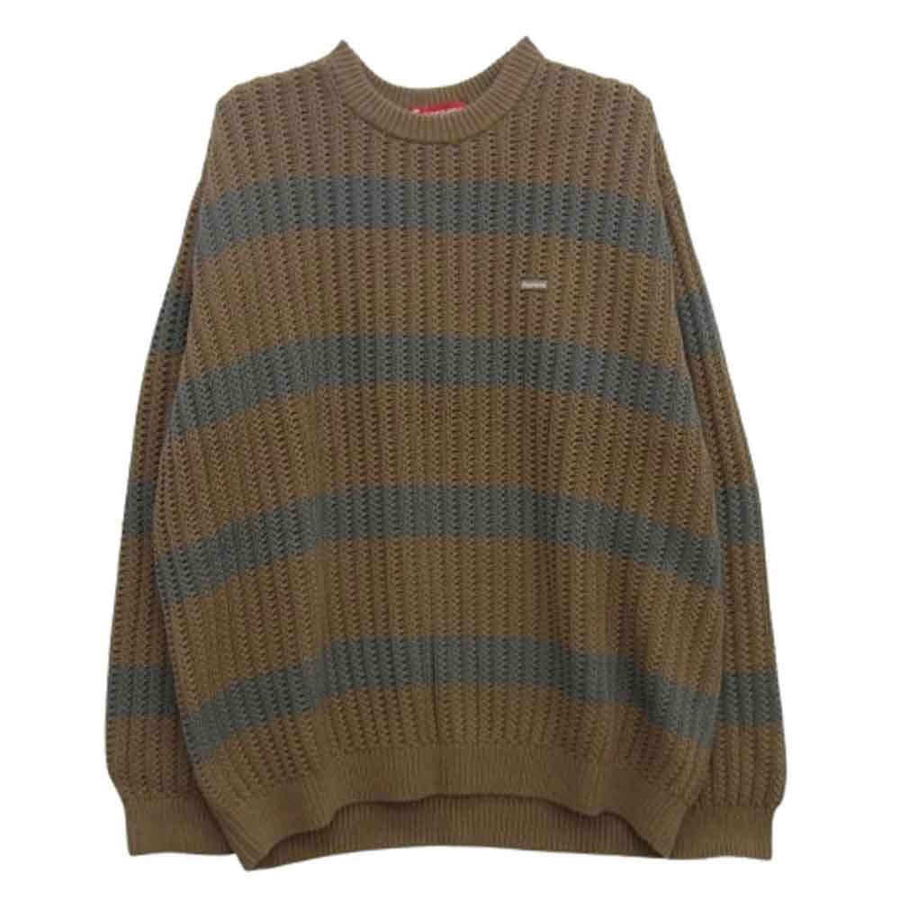 Supreme シュプリーム ニット 25SS Loose Gauge Stripe Small Box Sweater ルーズゲージ ストライプ スモールボックス セーター ニット【新古品】【未使用】【中古】