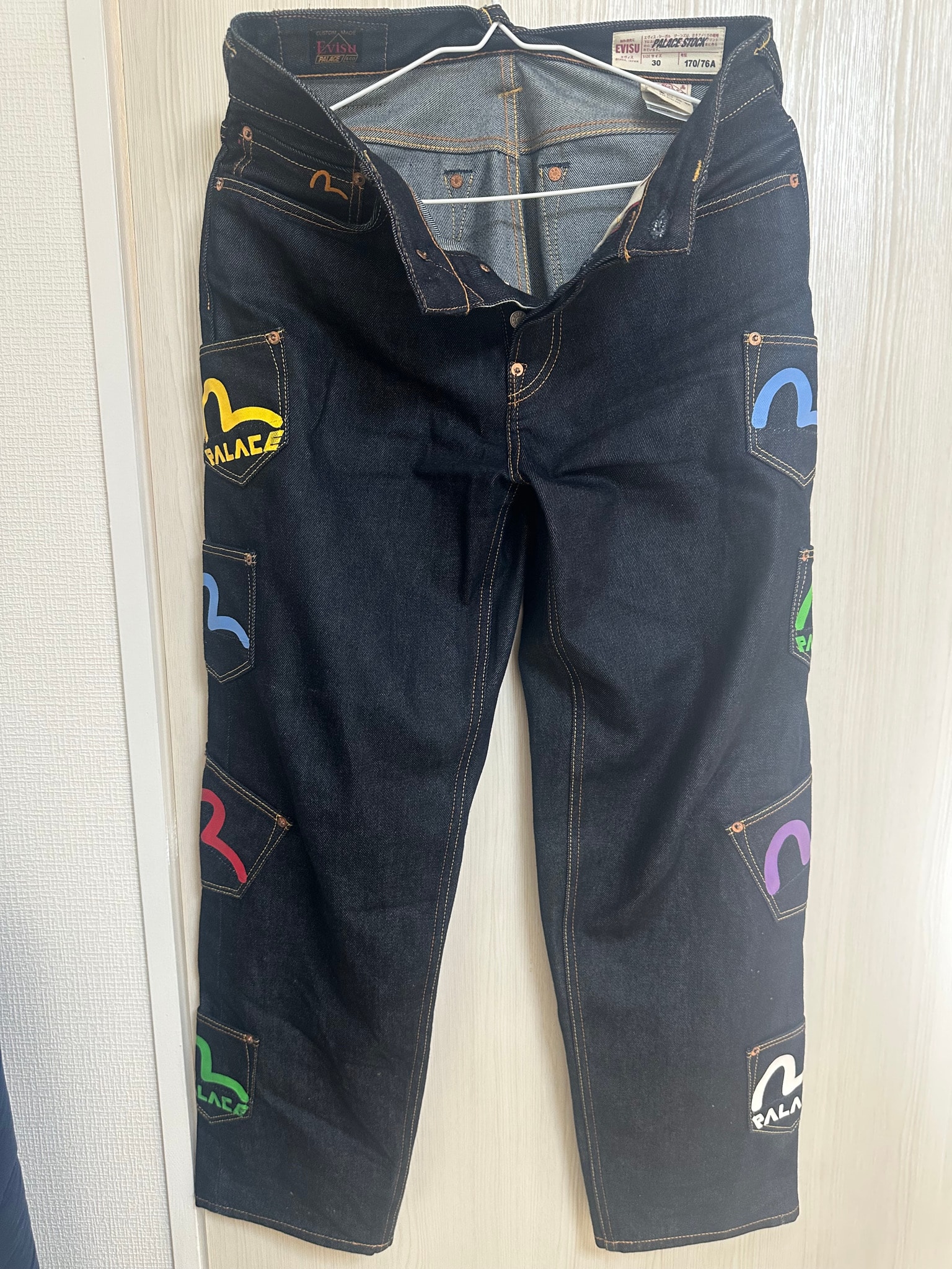 PALACE x Evisu Multi Pocket Jean "Indigo"
