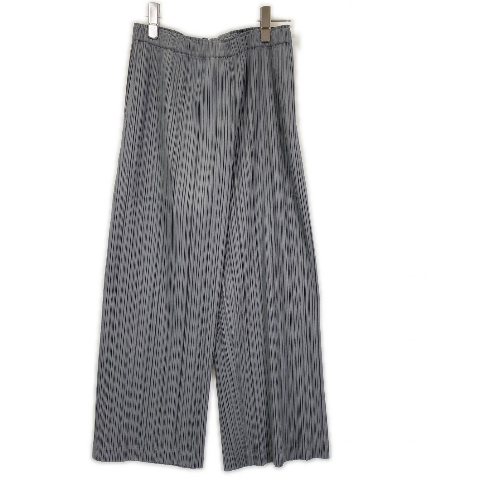 プリーツプリーズ 22SS PP23JF372 グレー THICKER BOTTOMS 1 パンツ 4
