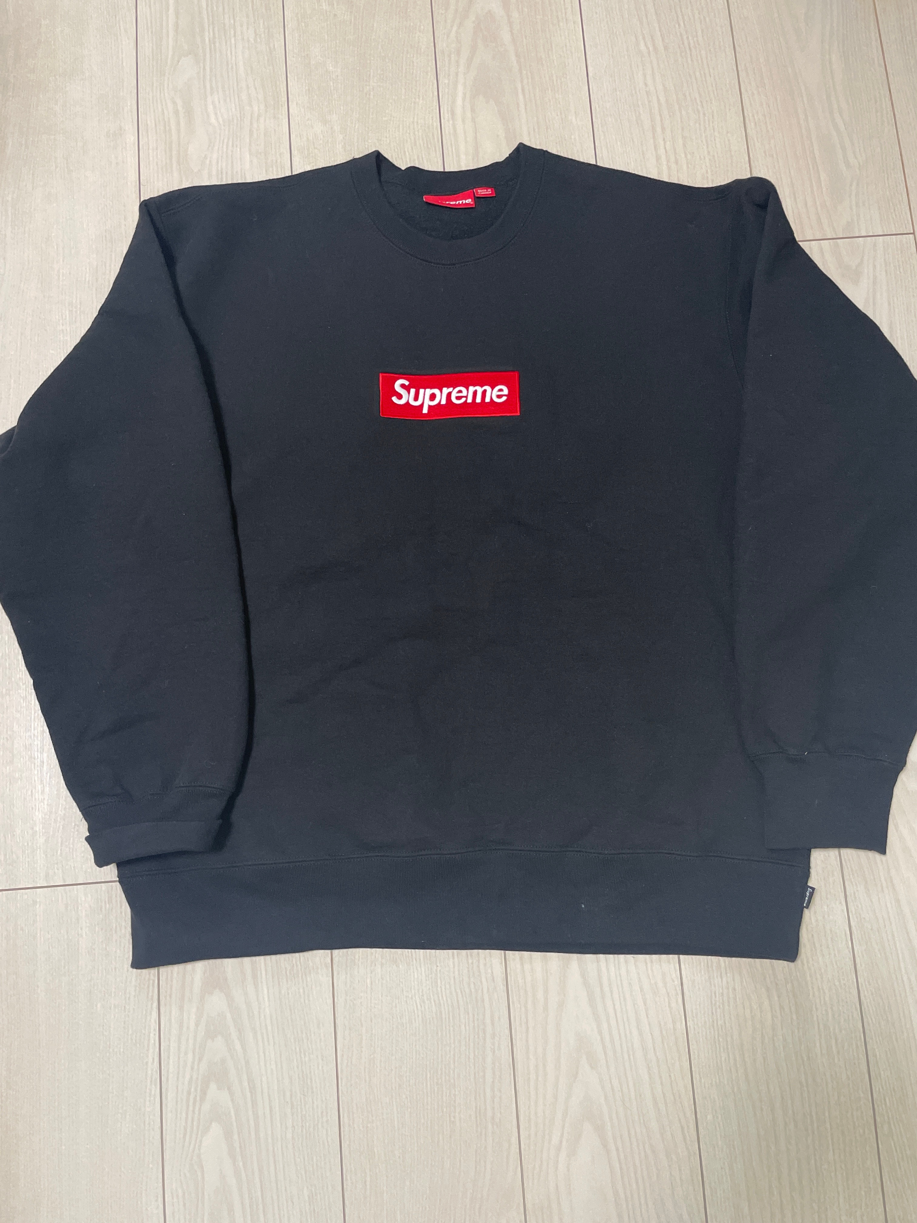 Supreme Box Logo Crewneck "Black" (22FW)