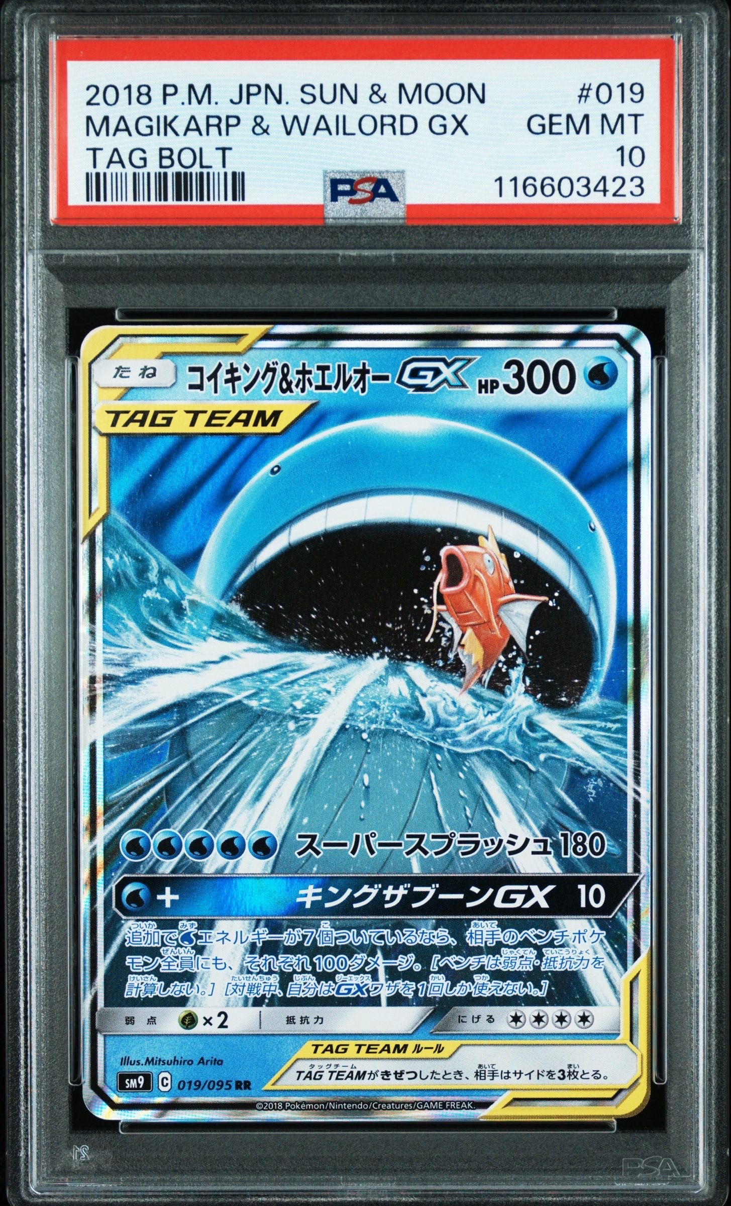 コイキング&ホエルオーGX RR [SM9 019/095](拡張パック「タッグボルト」)
