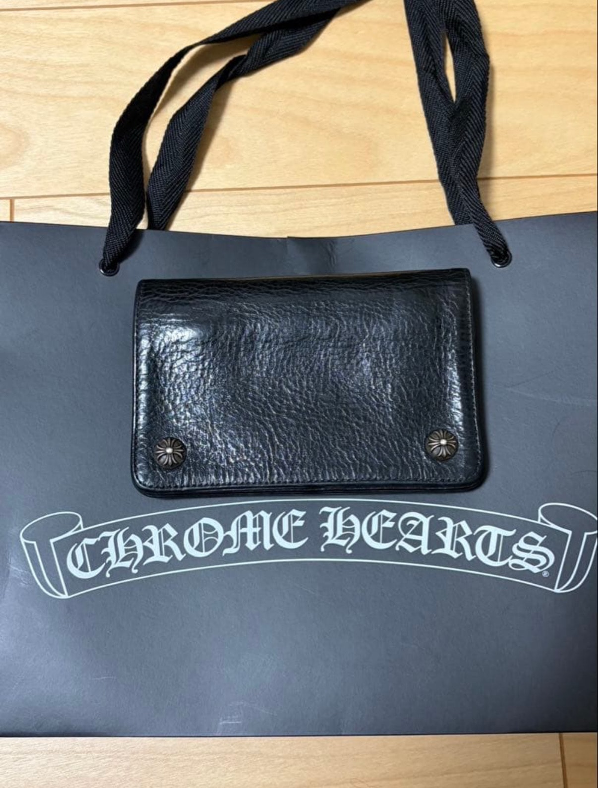 2023年購入 値下げ可能【美品】正規品 chrome hearts 2zip wallet クロムハーツ 2zip ウォレット 財布