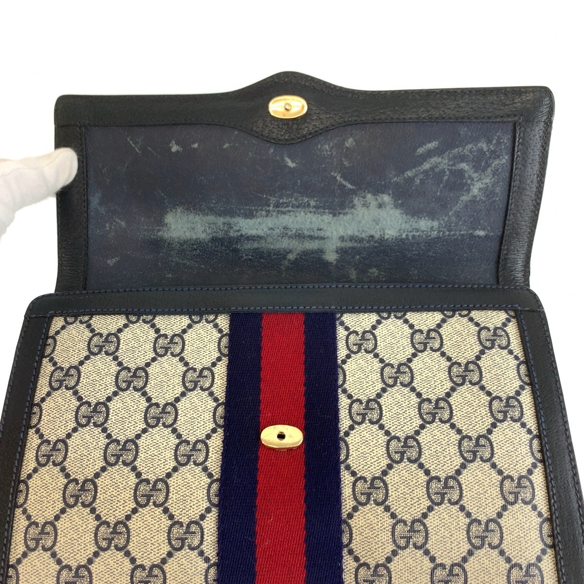 B (目立った傷や汚れなし)】GUCCI グッチ ヴィンテージ シェリーライン