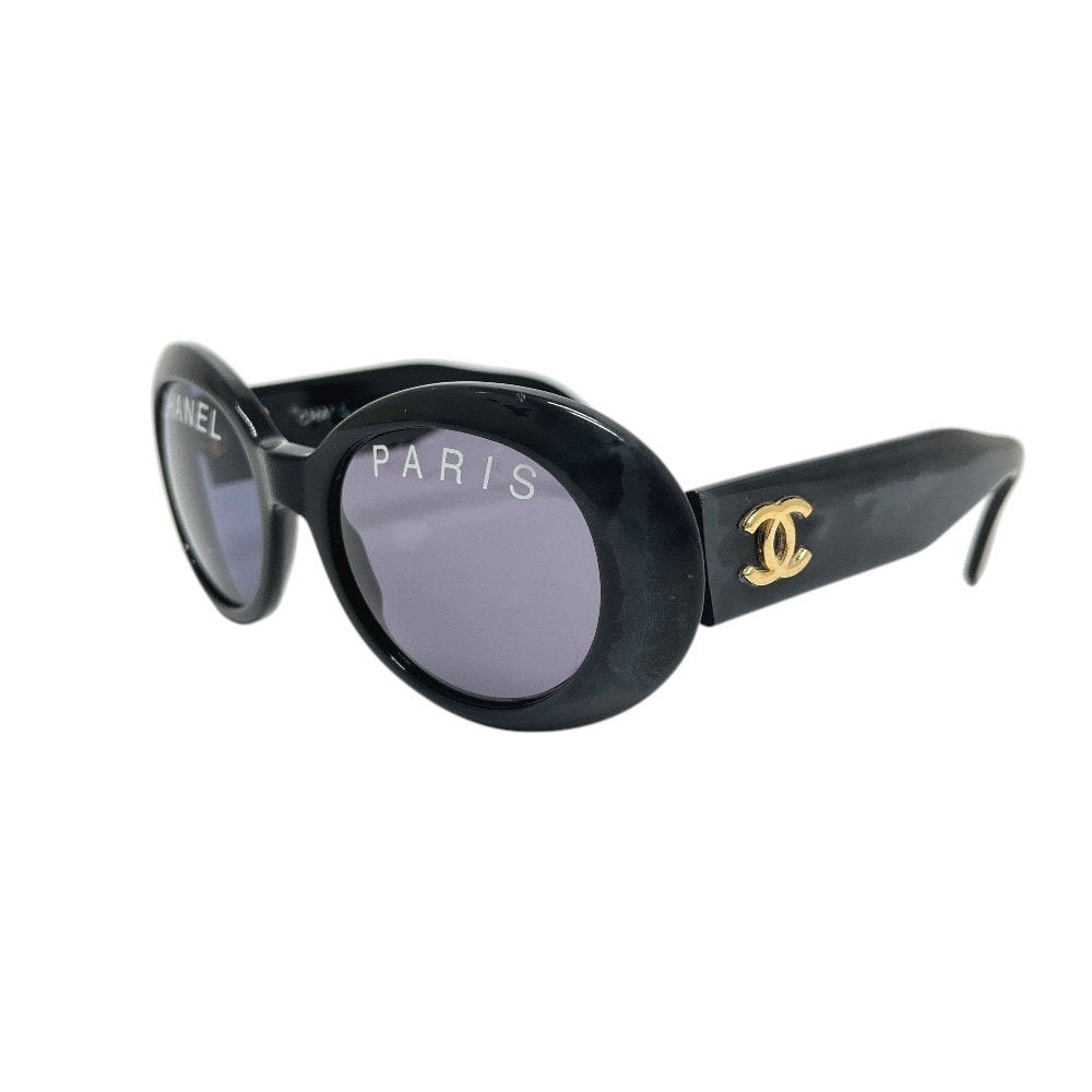 シャネル CHANEL CHANEL PARIS ロゴ 01947 94305 アイウェア サングラス プラスチック ブラック