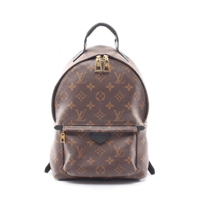 ルイ・ヴィトン LOUIS VUITTON パームスプリングスPM リュックサック バックパック バッグ PVCコーティングキャンバス レザー モノグラム レディース ブラウン系 / ブラック系 M41560 【中古】